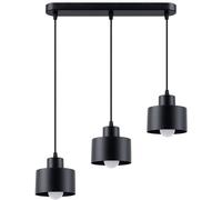Sollux Lighting Savara lampe suspendue 3x60 W noir SL.1133