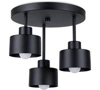 Sollux Lighting Savara plafonnier 3x60 W noir SL.1131