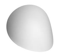 Sollux Lighting Applique murale Senses ronde design moderne, G9 2x40W acier blanc 29x25x8cm