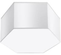 Plafonnier PVC Blanc E27 2 Sunde 15