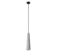 SOLLUX lighting - Suspension Luminaire Electra - Plafonnier - Suspension Élégante - Longue Durée de Vie - Design Attrayant - Matériau Béton - GU10, 1x max 10W LED, ~230V, 50Hz - Gris