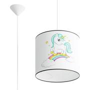 SOLLUX lighting - Suspension Luminaire JEDNOROŻEC - Luminaire Décoratif - Lampe LED - Faible Consommation Énergétique - E27, 1x max 15W LED, ~230V, 50Hz, IP20 Multicolore - 30x30x95cm