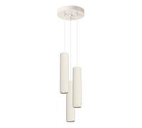 Suspension Aluminium Beige GU10 3 Karbon