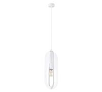 SOLLUX lighting - Suspension Luminaire Nicus - Plafonnier - Suspension Élégante - Longue Durée de Vie - Design Attrayant - Matériau Acier - E27, 1x max 15W LED, ~230V, 50Hz - Blanc