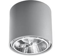 Sollux Lighting Tiube plafonnier 1x40 W gris SL.0696