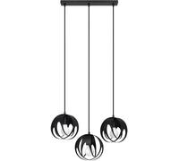 Sollux Lighting Tulos lampe suspendue 3x60 W noir SL.1089