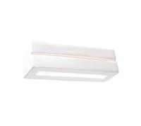 Sollux Lighting Applique murale Vega Line – Céramique, design moderne, E27 remplaçable 1x60W, blanc