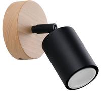 Sollux Lighting Verdo applique murale 1x10 W noir-bois SL.1290