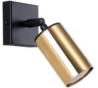 Sollux Lighting Winx applique murale 1x10 W noir-doré SL.1382