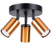 Sollux Lighting Winx plafonnier 3x10 W noir-cuivre SL.1377