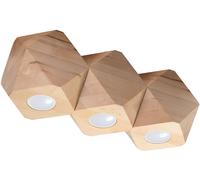 Sollux Lighting Woody plafonnier 3x40 W bois SL.1010