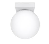 Plafonnier Acier Blanc G9 1 Yoli