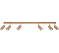 Sollux Lighting Zeke plafonnier 6x40 W bois SL.1032