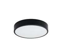 Sollux Onyx Plafonnier Cylindrique 40cm Noir LED 3000K