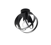 Sollux SL.1086 - Plafond Tulos, in acciaio, 60 W, lunghezza: 16 cm, altezza: 21 cm, dimmerabile, colore: Nero