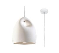 Sollux Suspension céramique BUKANO L: 0, B: 20 H: 26, E27, dimmable