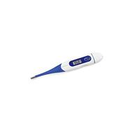 SOLMIRA Thermomètre Numérique Bleu Marine, Haute Précision, Étanche, Mesure Axillaire, Rectale ou Orale, Adapté aux Bébés, Enfants et Adultes