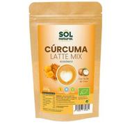 Solnatural Curcuma Latte Mix avec Lait de Coco Bio 200g