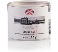 Solni Cvet - Fleur de sel 125 g (Appellation d'Origine Protégée) - Sel de mer non raffiné - Bon pour la cuisine et le sel de table (lot de 3)