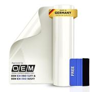 SOLNIT Film de Protection Peinture DIN en ISO 527, résistant aux UV, pour Voiture, Moto, vélo, fabriqué avec O Rafol Stone Guard (Transparent glänzend, 10cmx152cm)