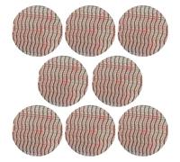 SOLNIT Lot de 8 rubans adhésifs Dual Lock fins et extra forts - Haute performance - Imperméables - Amovibles - Attaches refermables - En 3 M SJ3560 - Diamètre : 49 mm