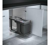Solo 3634, les Collecteurs de Déchets pour Portes Battantes, Gris Graphite