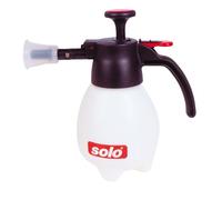 Solo 418 Pulvérisateur à Pression à Une Main avec poignée Ergonomique pour Jardinage, fertilisation, Nettoyage et Utilisation générale, 1 Litre, Blanc et Rouge, Blanc et Rouge