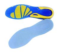 SOLO ACTFIT Semelles Gel - Silicone Semelles Orthopédique, Ultra Confort, pour Les Douleurs au Niveau du Talon, La Fasciite Plantaire, Shock Absorbant pour Marcher et Courir, Hommes et Femmes