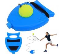 Solo Balle de rebond 2026 avec corde et base antidérapante lestée, ensemble d'équipement d'entraînement de tennis portable, pour adultes, joueurs débutants, auto-entraînement