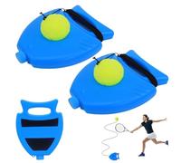Solo Balle de rebond 2026 avec corde et base antidérapante lestée, ensemble d'équipement d'entraînement de tennis portable, pour adultes, joueurs débutants, auto-entraînement