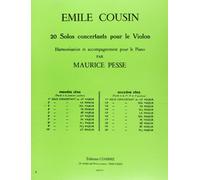 Solo concertant n3 en sol maj. --- violon et piano