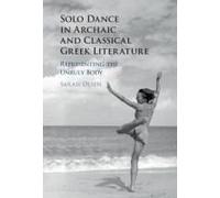 Solo Dance In Archaic And Classical Greek Literature