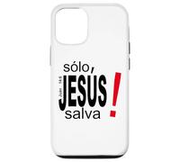 Solo Jesús Salva vidas, Salvación Espiritual Eterna Coque pour iPhone 12/12 Pro