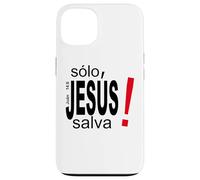 Solo Jesús Salva vidas, Salvación Espiritual Eterna Coque pour iPhone 13