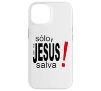 Solo Jesús Salva vidas, Salvación Espiritual Eterna Coque pour iPhone 14