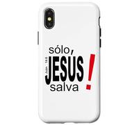 Solo Jesús Salva vidas, Salvación Espiritual Eterna Coque pour iPhone X/XS