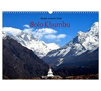 Solo Khumbu (Wandkalender 2026 DIN A3 quer), CALVENDO Monatskalender: Faszinierende Berge des Solo Khumbu, der Heimat der Sherpas und dem Wohnsitz der Götter.