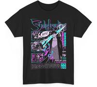 Solo Leveling Anime Statue of God T-Shirt Short Sleeve Cotton Tee Harajuku Streetwear Fashion Clothes Manches Courtes(Medium)