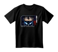 Solo Leveling Arise Homme T-Shirt Manches Courtes Noir S 100% Coton Regular/Coupe Standard