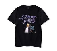 Solo Leveling Merch T-Shirts à Manches Courtes Garçon Fille Anime Col Rond Tees Tops