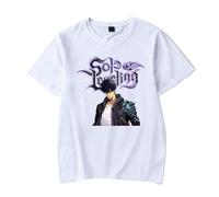 Solo Leveling Merch T-Shirts à Manches Courtes Garçon Fille Anime Col Rond Tees Tops