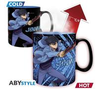 ABYstyle Mug thermo-réactif Solo Leveling Jinwoo & Igris Céramique 460 ml Produit officiel