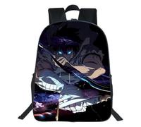 Solo Leveling Sac à dos ergonomique pour enfant avec motif anime et deux compartiments, léger et pratique, Stlye-16, 16Inch
