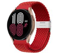 Solo Loop Tressée compatible avec Samsung Galaxy Watch 3 45mm/Galaxy Watch 46mm/Gear S3 Frontier Classic/for Fossil Gen 6/5E 44mm/Gen 5 LTE,Bracelet en nylon élastique 22mm