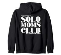 Solo Moms Club Mère Célibataire Mère Fam Déclaration Sweat à Capuche