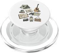 Solo Nature Kit de Journal de Camping avec icônes de forêt Vintage PopSockets PopGrip pour MagSafe