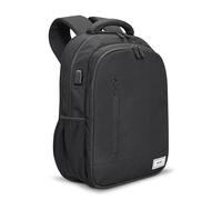 Solo New York Laptop Backpack for Women & Men -Carry On Bookbag for Travel & Work, Lightweight Bag, Side Mesh Pockets, Fits 15.6" Computer - Re:Define, Black