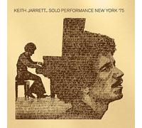 Solo Performance, New York 1975 CD