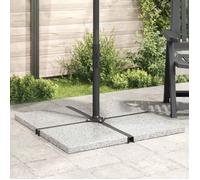 SOLO Plaque de poids carrée pour parasol Solide - SWEETY®BASSE - PIED DE PARASOL - Granit 25 kg Gris 2850143967
