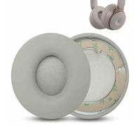 Solo Pro Coussinets de rechange compatibles avec casque Beats Solo Pro, en cuir protéiné, gris